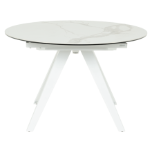 Разтегателна трапезна маса BOLKOW - бял 02