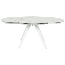 Разтегателна трапезна маса BOLKOW - бял 02