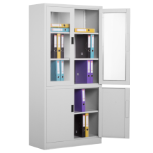 Метален шкаф Carmen CR-1272 J - сив