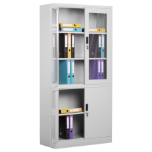 Метален шкаф Carmen CR-1272 J - сив