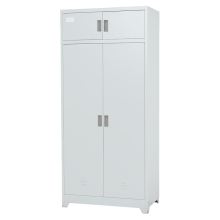 Метален шкаф Carmen CR-1229 J - сив